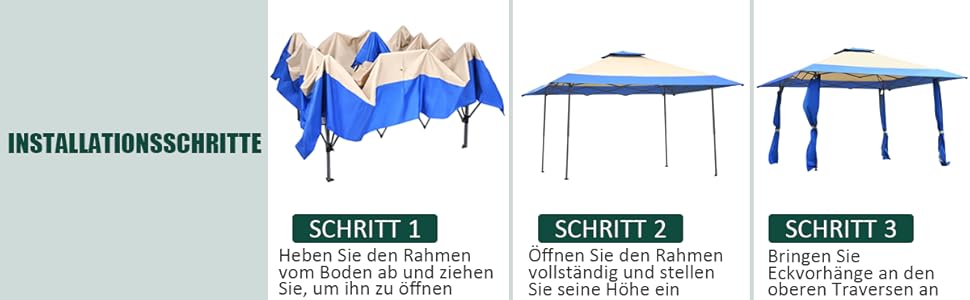 Vielseitiges Marktzelt