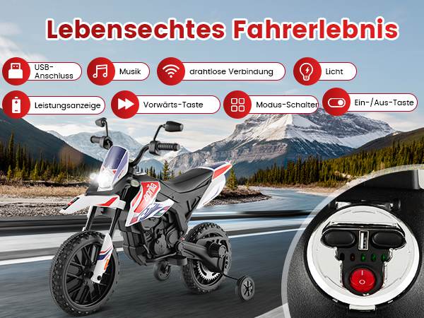 Akkubetriebenes Elektromotorrad