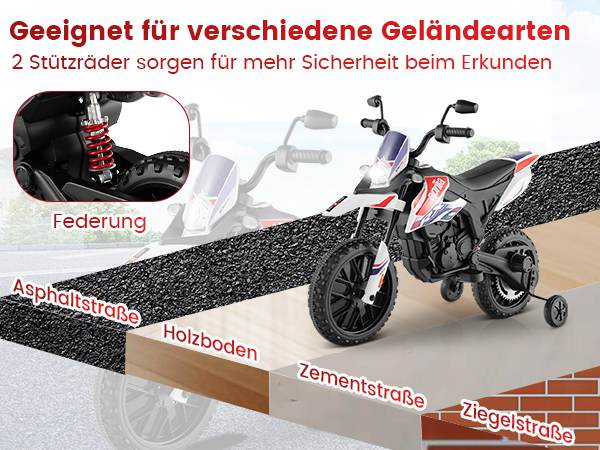 Akkubetriebenes Elektromotorrad