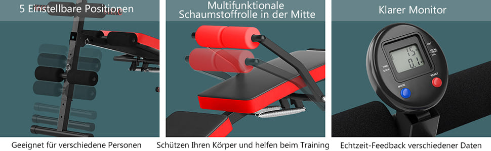 hantelbank für bauchmuskeln