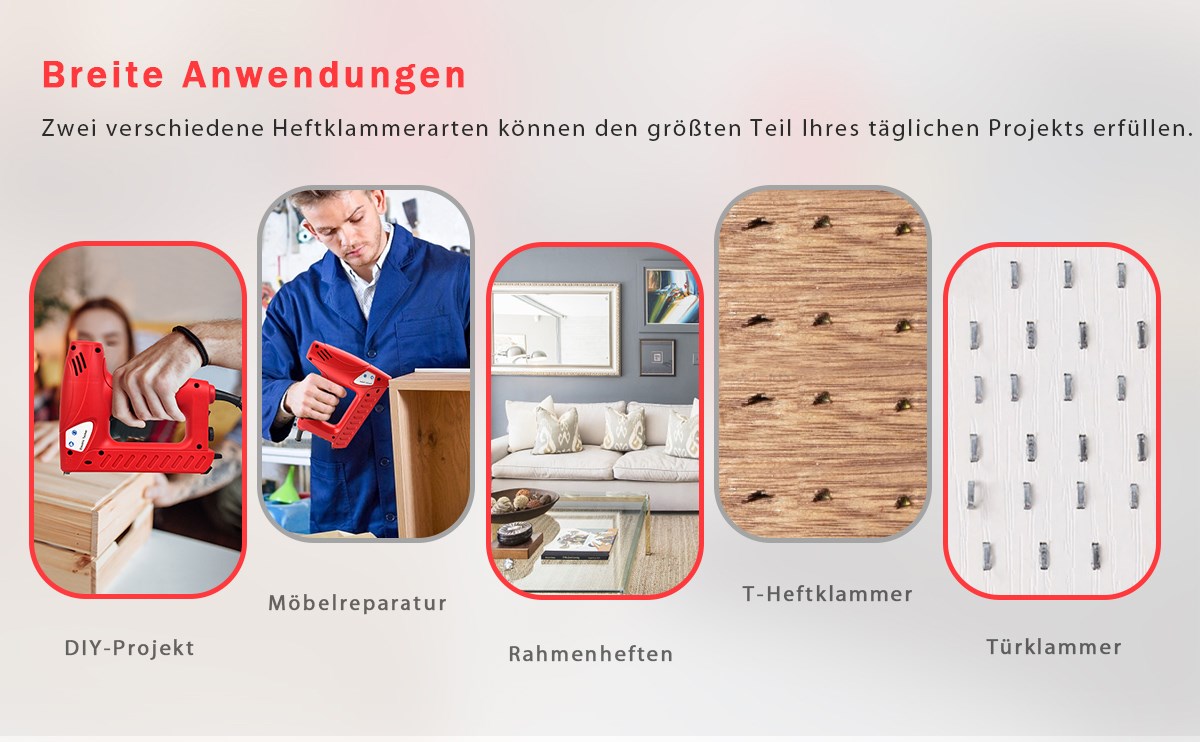 power elektrische Tackerpistole mit Kabel
