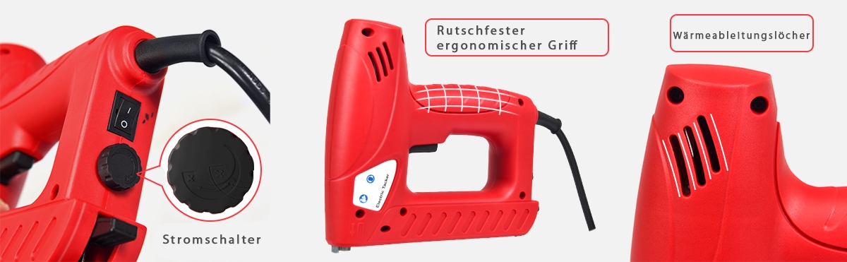 Tacker mit Kabel