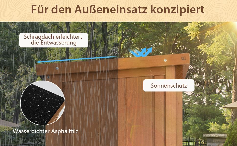 lagerschuppen für den außenbereich