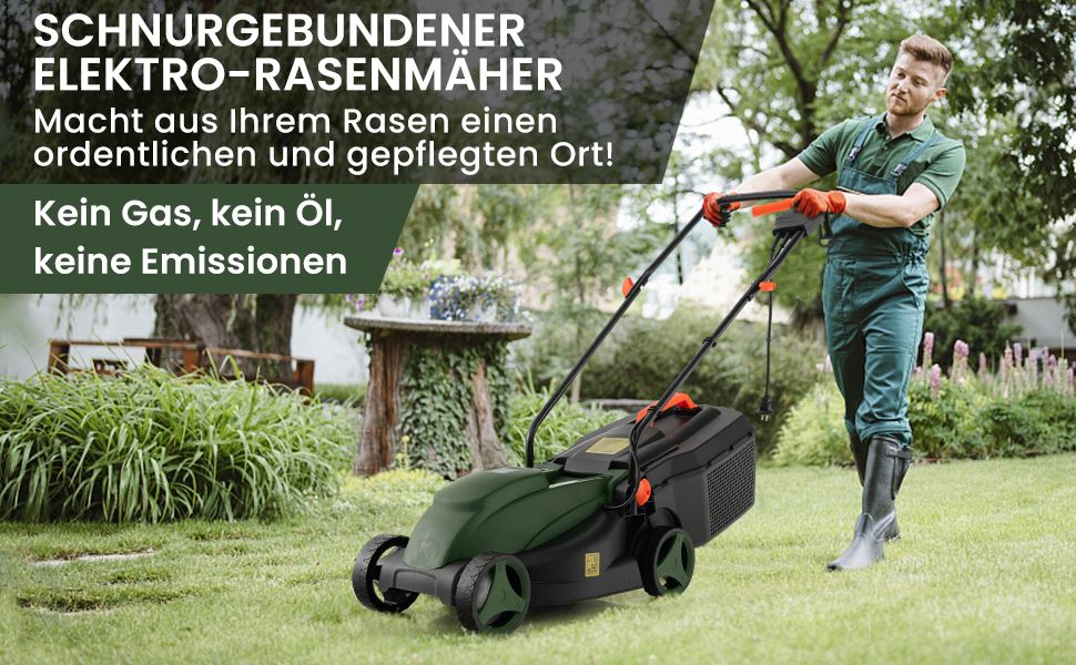 rasenmäher mit 32 cm schnittbreite