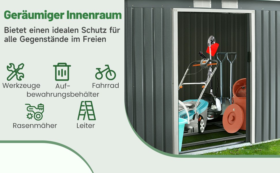 Metallschuppen