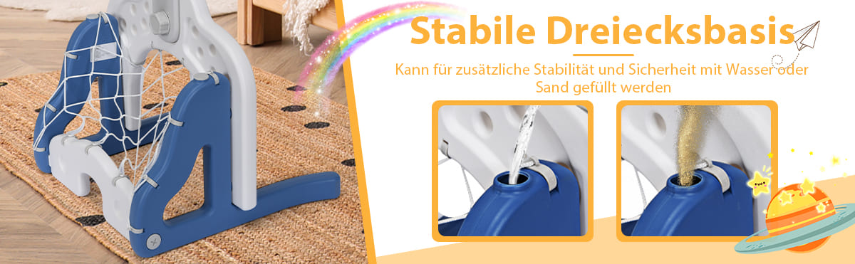 3-in-1 basketballkorb für kleinkinder