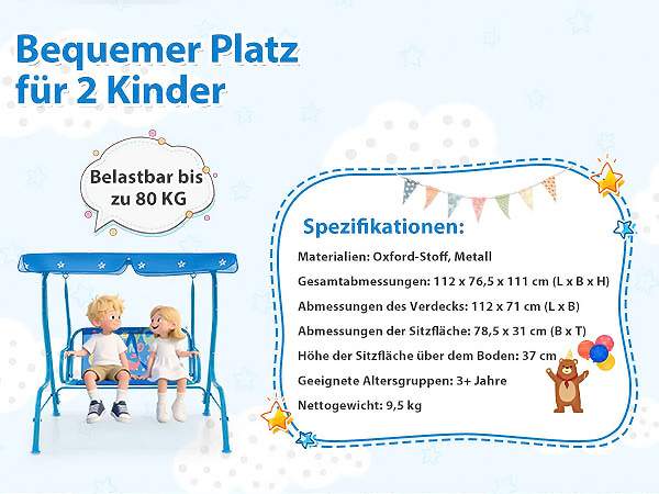 Robuste Kinderschaukel
