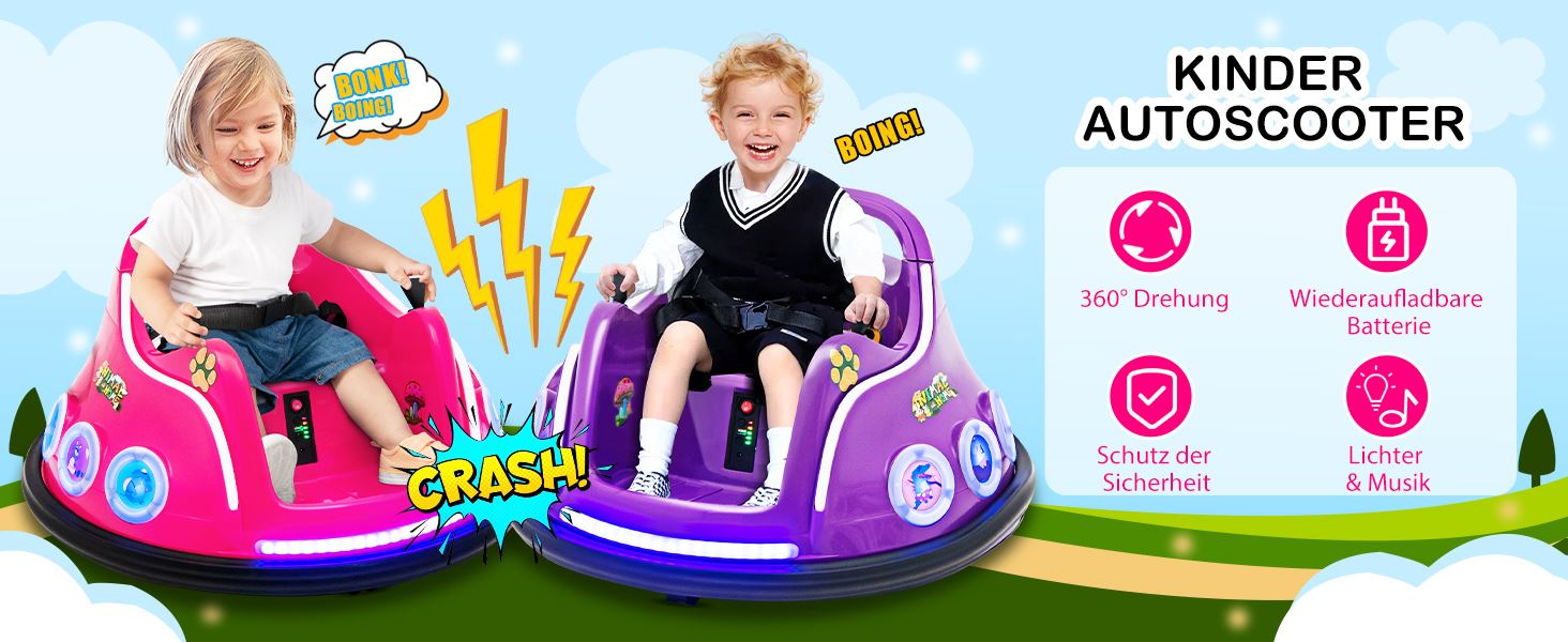 autoscooter mit eingebauter musik