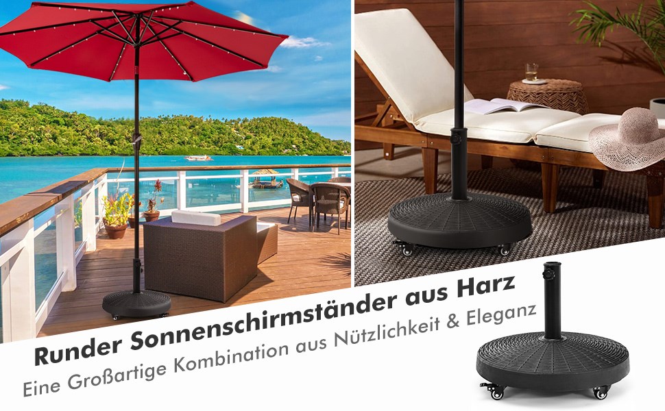 verstellbarer Schirmständer