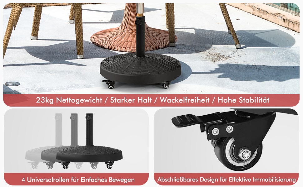 strapazierfähiger Schirmständer
