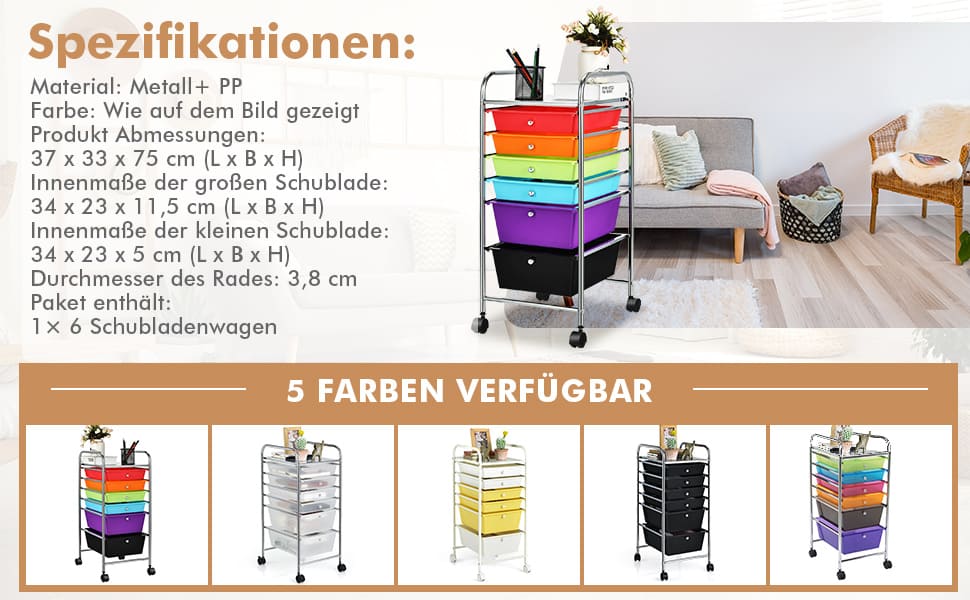 Rollcontainer Metall