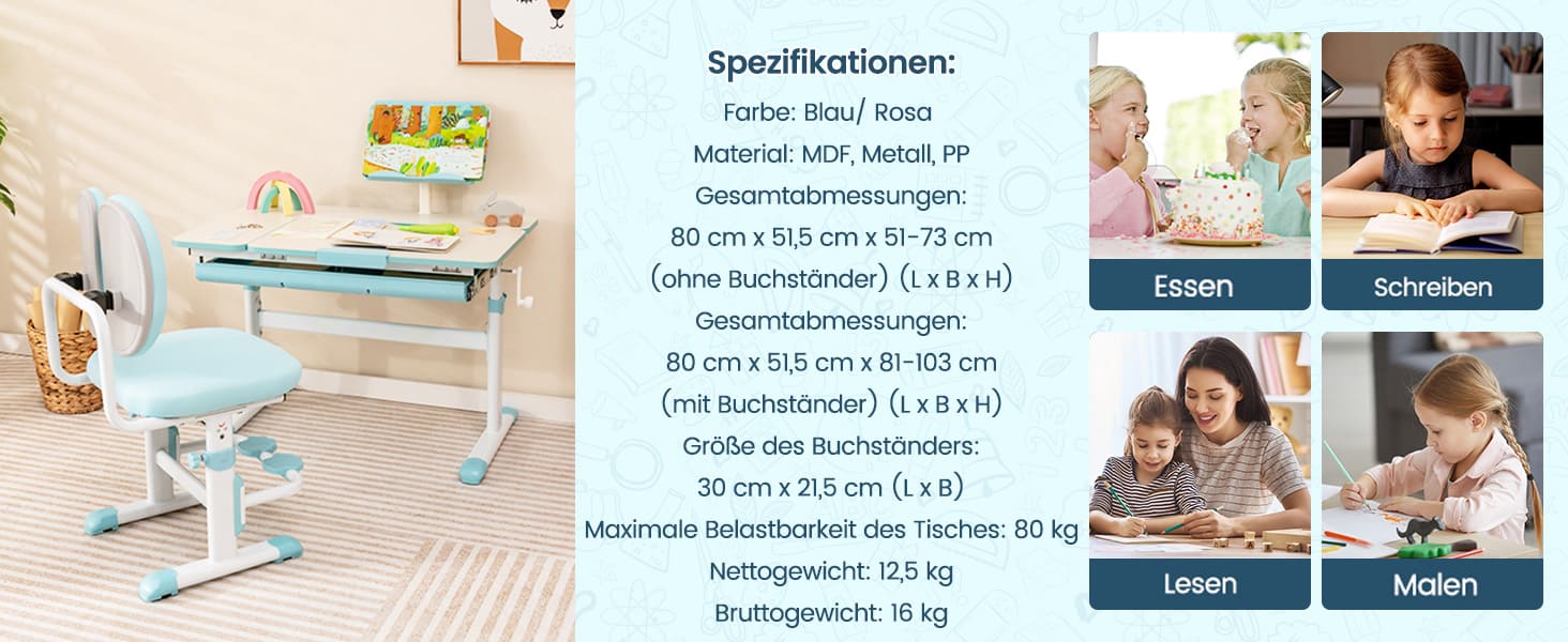 schreibtisch für kinder