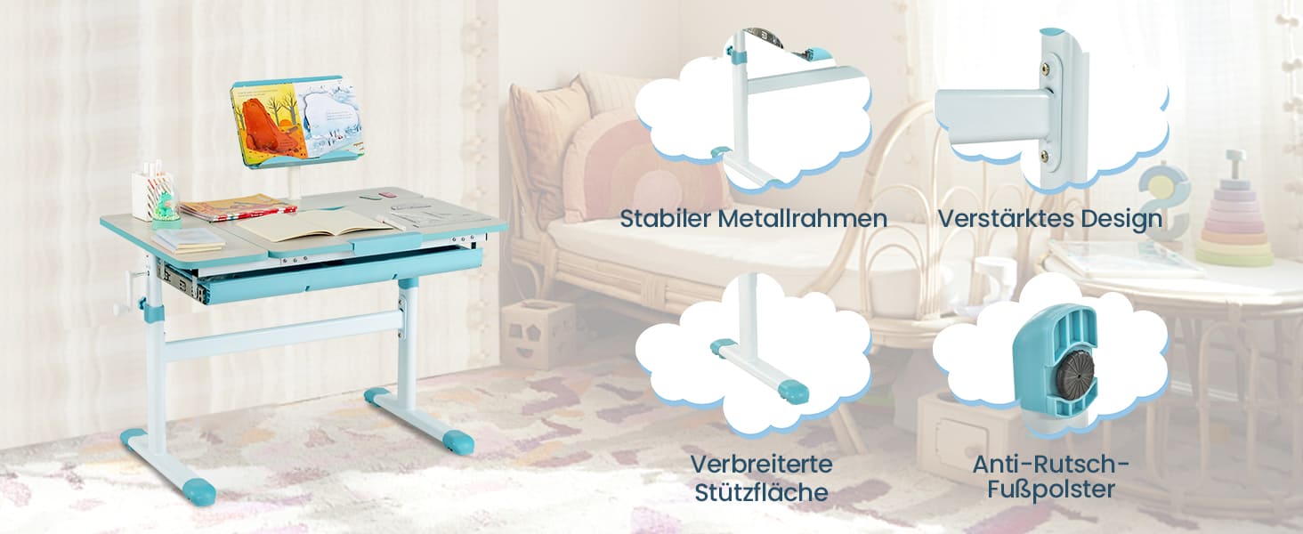 höhenverstellbarer schreibtisch