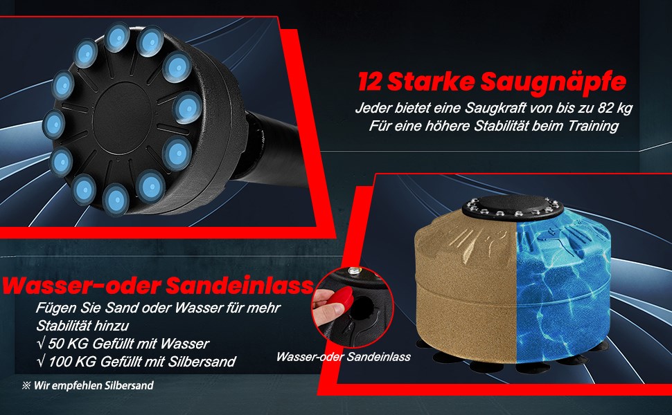 Kickboxsack mit Ständer