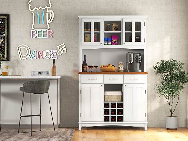 Küchenbuffet mit Glasfront​