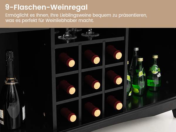 Küchenbuffet mit Glasfront​