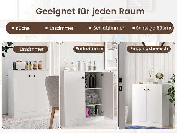 Platzsparende Kommode