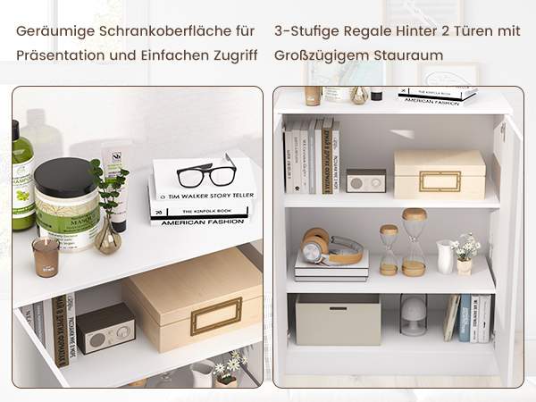 Platzsparende Kommode