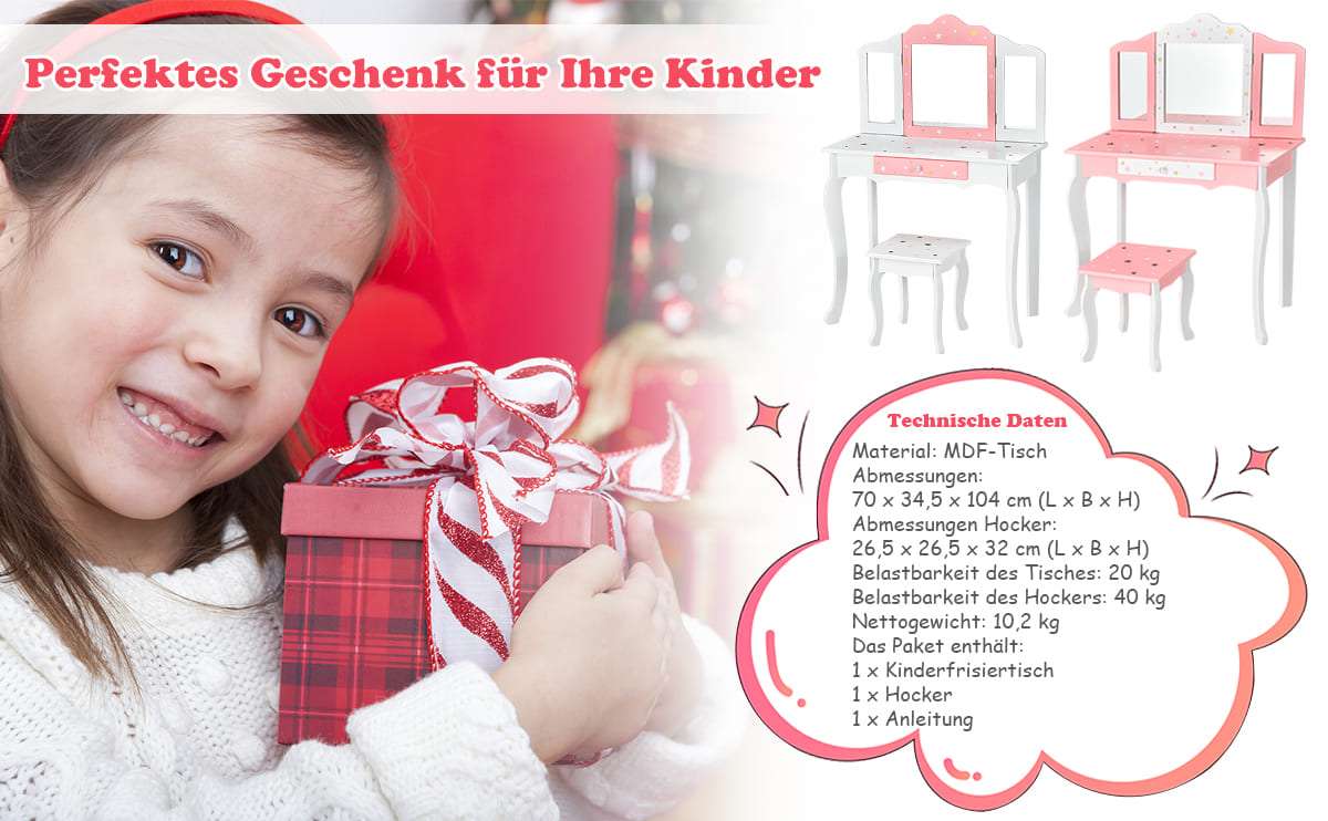 schminktisch für kleine mädchen