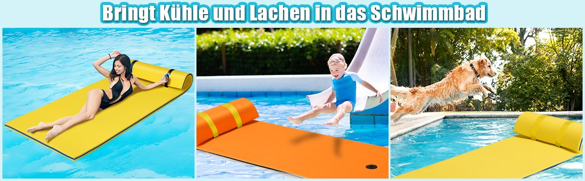 schwimmendes wasserkissen