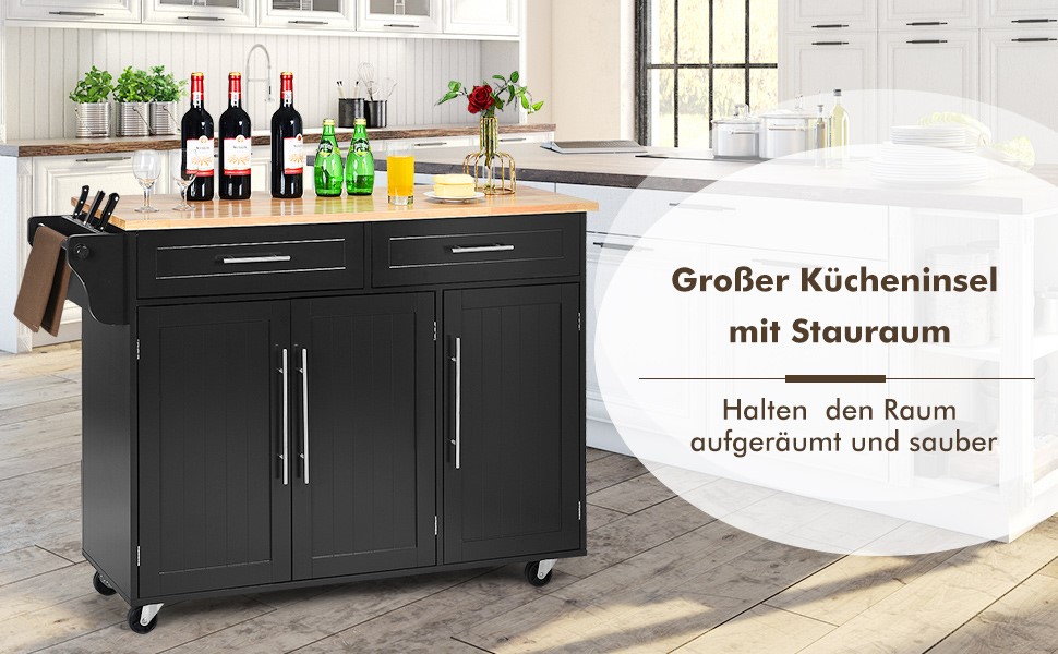 bewegliche Kücheninsel