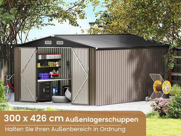 Robuster Geräteschuppen