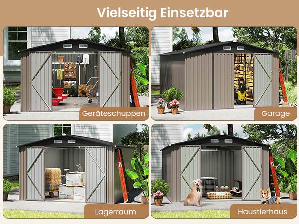 Robuster Geräteschuppen