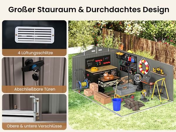 Robuster Geräteschuppen