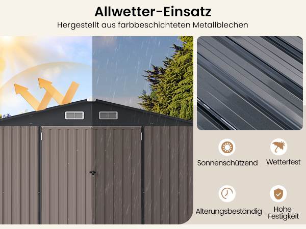 Robuster Geräteschuppen