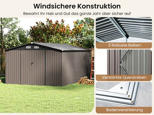 Robuster Geräteschuppen