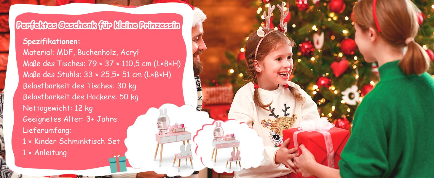 schminktisch-set für kinder