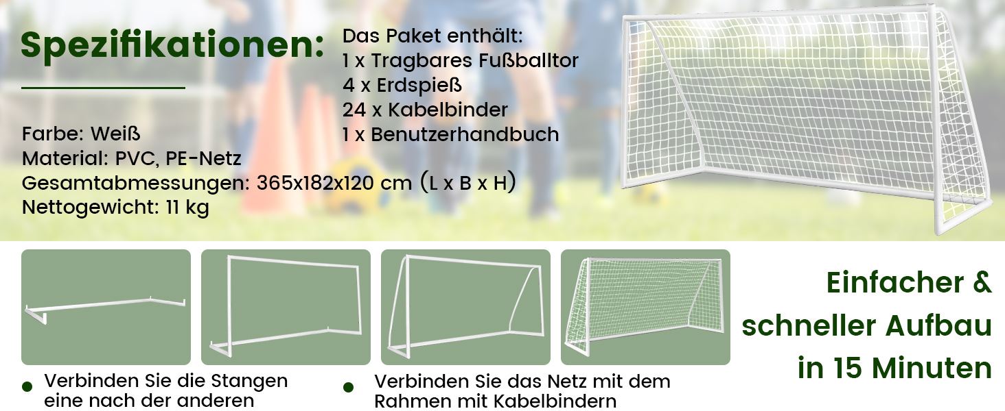tragbares trainingsgerät für fußballer