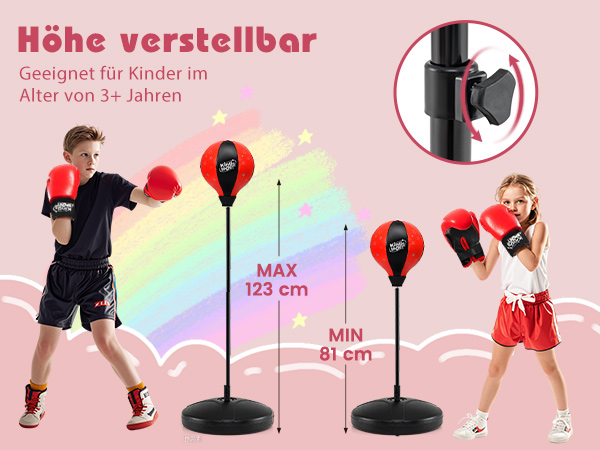 Höhenverstellbarer Boxballständer