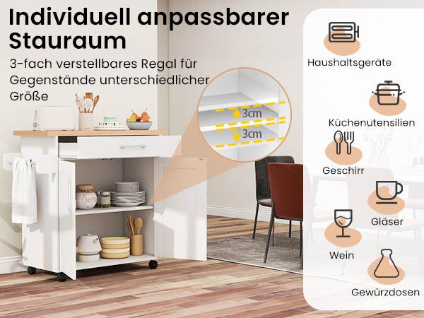 Robustes Küchenbuffet