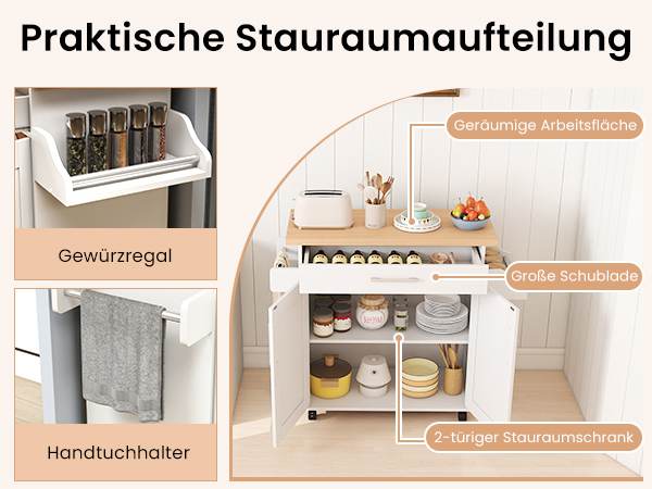 Robustes Küchenbuffet