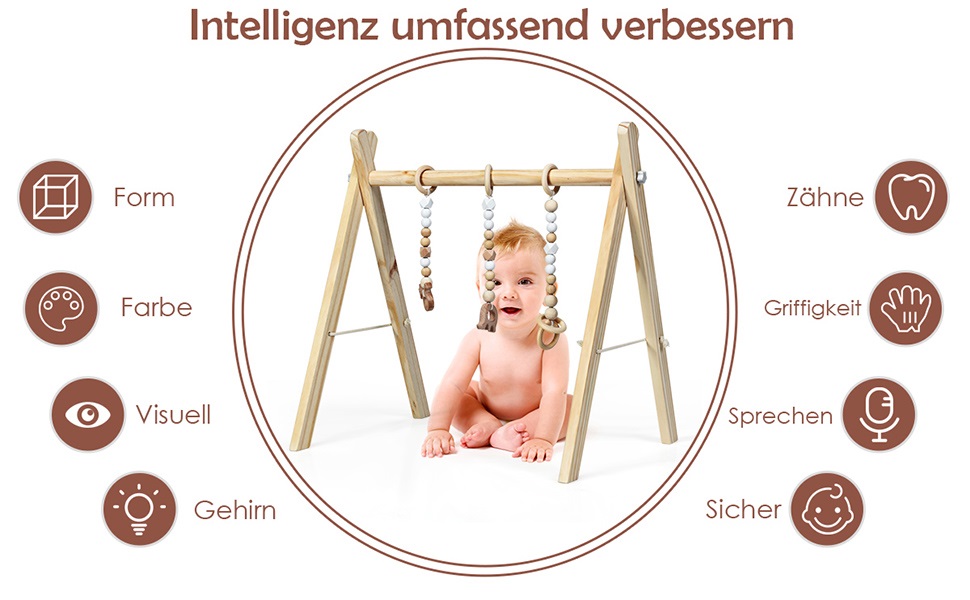 Babyturnhalle aus Holz