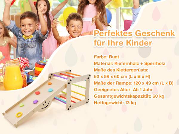 Montessori inspiriertes Kletter Spielzeug