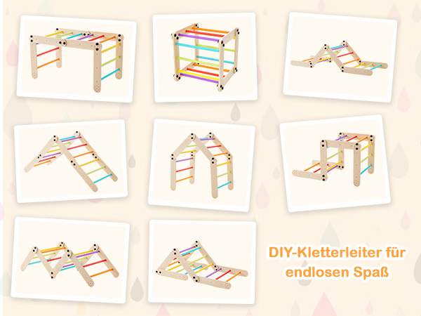 Montessori inspiriertes Kletter Spielzeug
