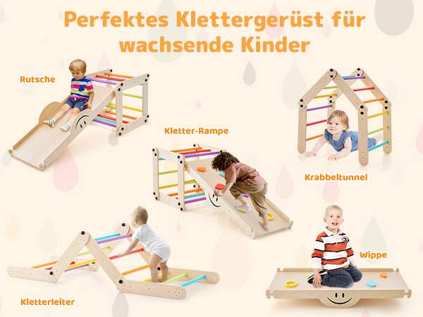 Montessori inspiriertes Kletter Spielzeug