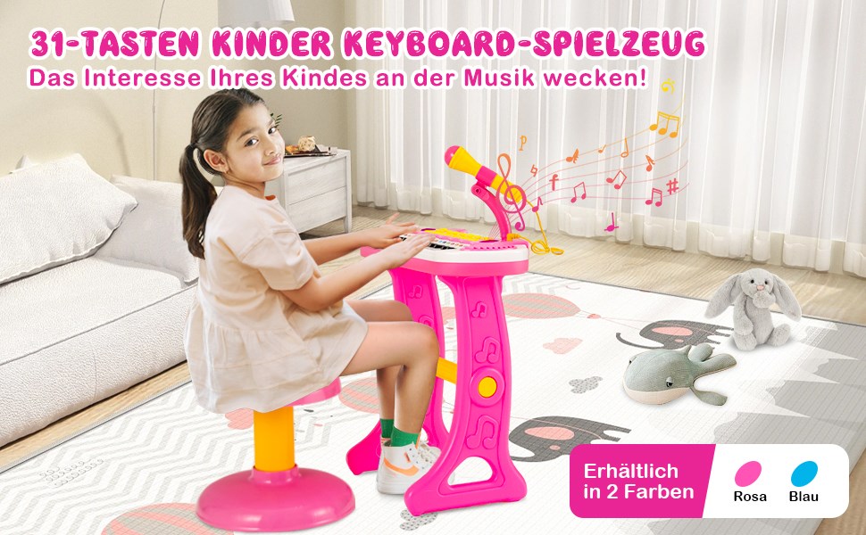tragbares Keyboard für Kinder über 3