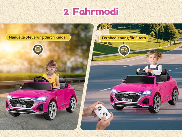 Fernsteuerbares Aufsitzauto
