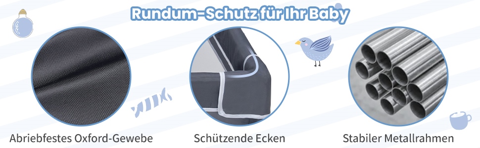 faltbarer baby laufstall