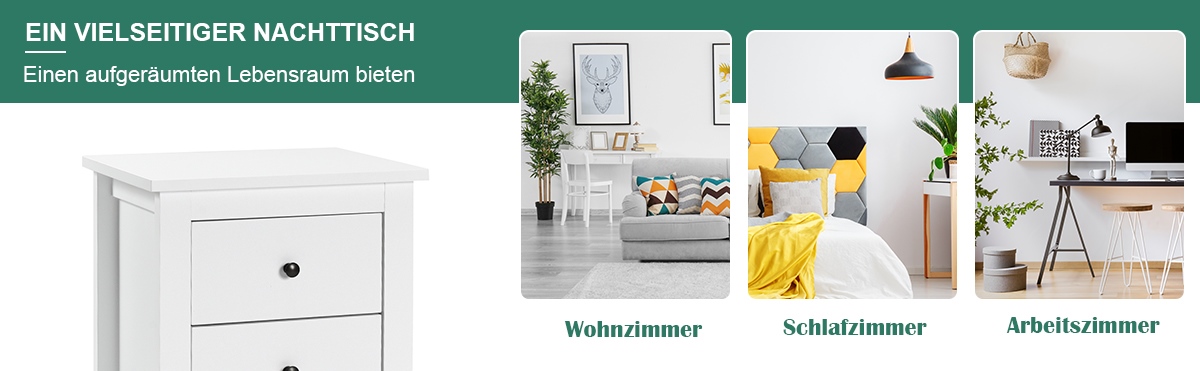 nachttisch organizer holz