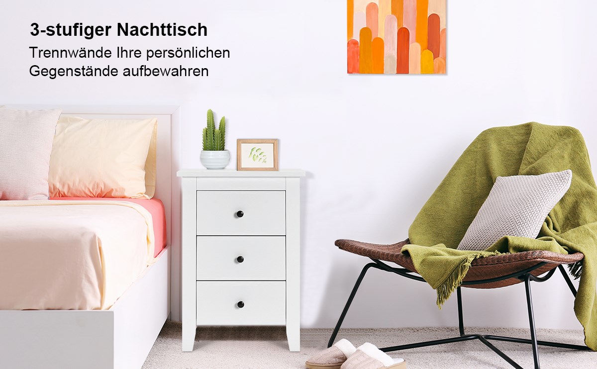 3 schubladen schlafzimmer