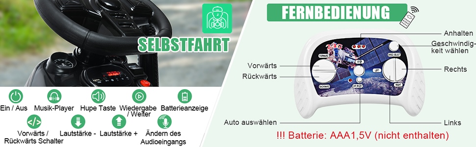 fernsteuerungtraktor mit anhänger