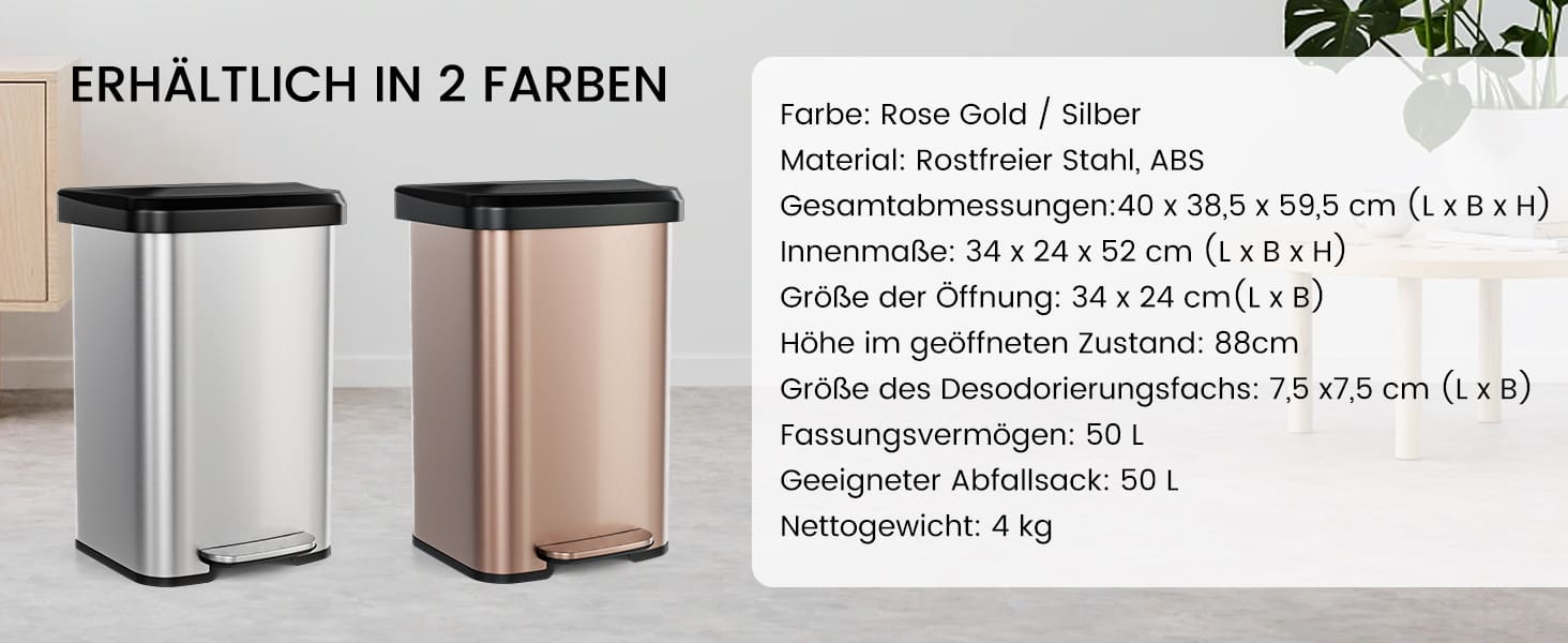 abfalleimer mit fußpedal