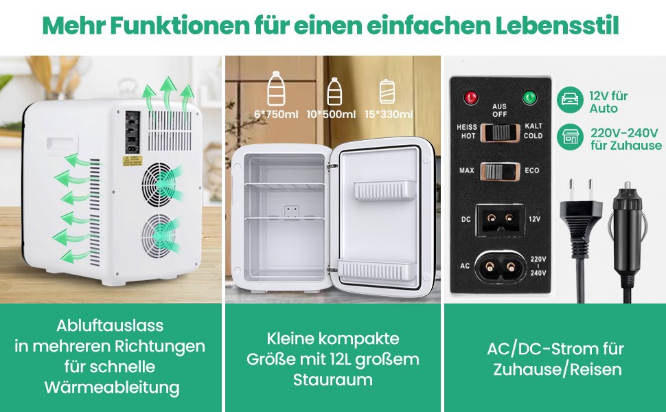 KühlschrankMini Kühltruhe tragbarer Kühlschrank
