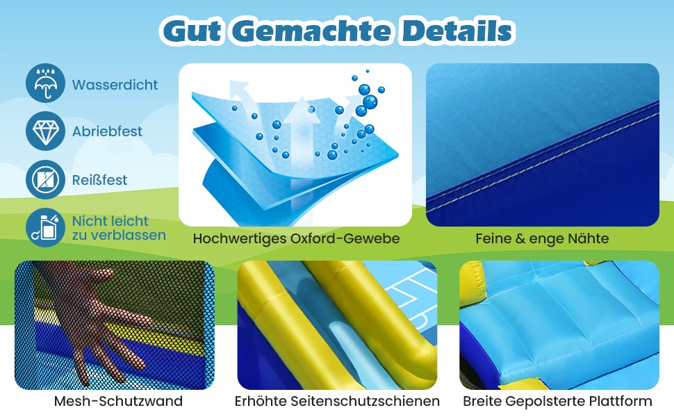 aufblasbares Wasserhüpfhaus