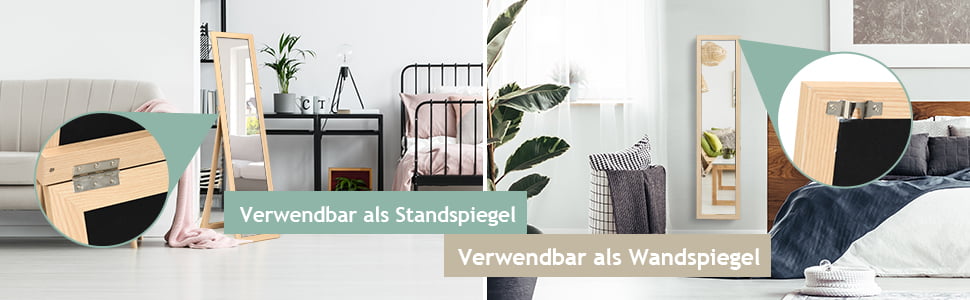wandspiegel in voller Länge