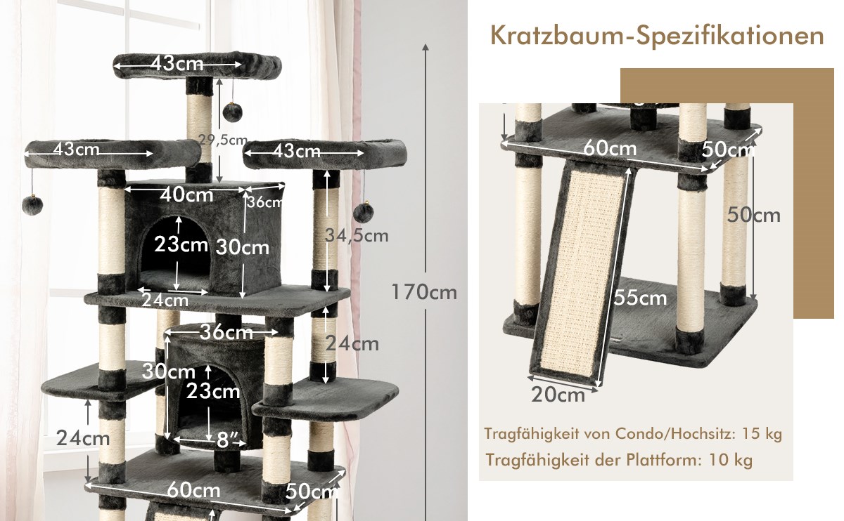 katzen spielturm